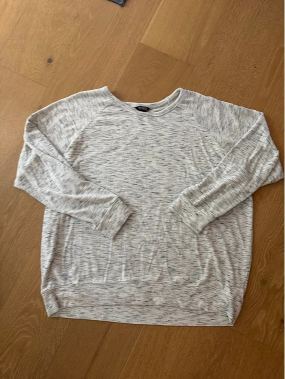Buffalo David Bitton Women’s XXL Gray Marled Long Sleeve Tunic Sweatshirt